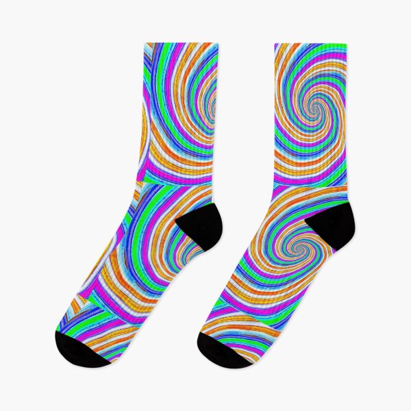 Item preview, Colorful abstract spiral pattern  designed and sold by Rozzzita7.