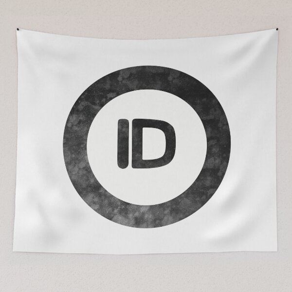 Item preview, Idaho ID distressed black and white circle designed and sold by Krista Robertson.