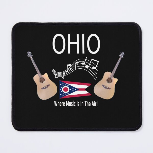 Item preview, Ohio  Acoustic Guitar Flag Shirt designed and sold by GuitarNuts.