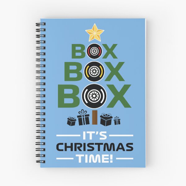 Item preview, Box Box Box It's Christmas Time! (Blue BG) designed and sold by FilipeFerreira.