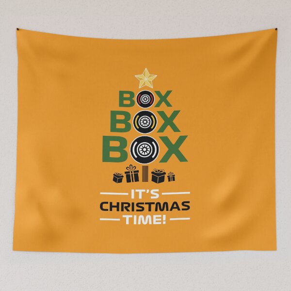 Item preview, Box Box Box It's Christmas Time! (Orange BG) designed and sold by FilipeFerreira.