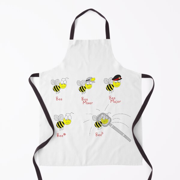 Item preview, Bee Music Notes Fun Apparel designed and sold by SugarSkyCo.
