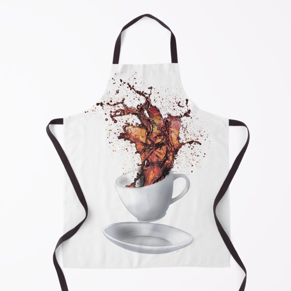 Item preview, Coffee Cup Splash Splatter Print designed and sold by Pics-squiggles.