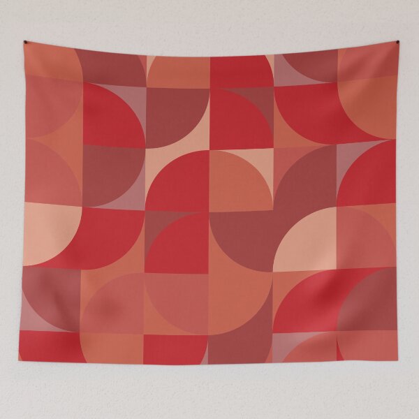 Item preview, Modern Geometric (Red Pepper) designed and sold by Makanahele.