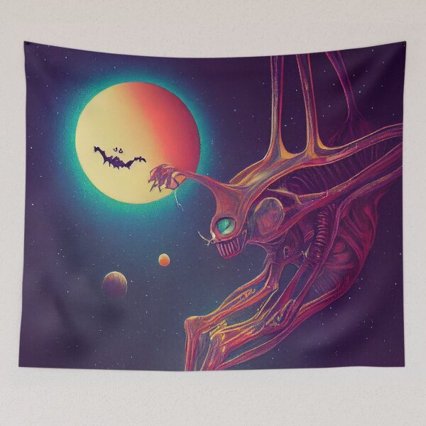 Item preview, Alien Halloween T-Shirt designed and sold by ComicsFactory.