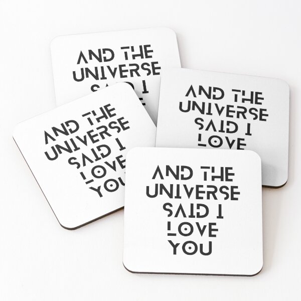 Artikelvorschau, Und das Universum sagte: Ich liebe dich entworfen und verkauft von mouad naouiri.
