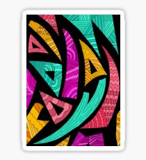 Shapes and patterns Sticker