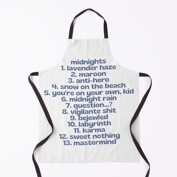 Item preview, midnights tracklist - Taylor Swift designed and sold by stainedauroras.