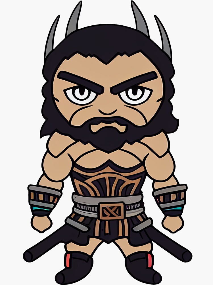 "Tiny viking half werewolf" Sticker for Sale by CutePlanetEarth | Redbubble