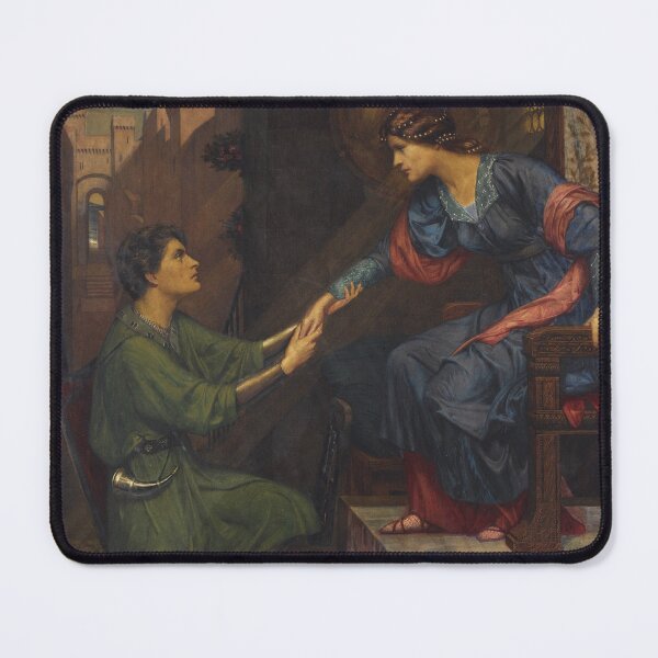 Item preview, Tristram and Yseult | Sidney Harold Meteyard | 1907 Pre-Raphaelite Art designed and sold by CJET.