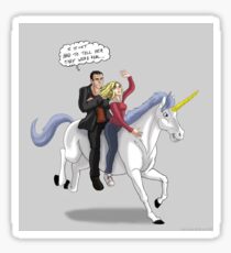 Unicorn-9th Doctor Sticker