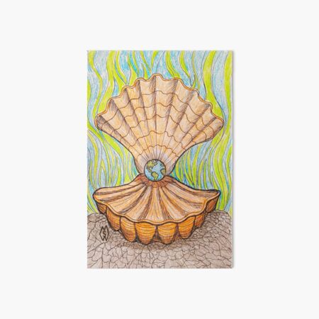 Sea Shell Bra | Art Board Print