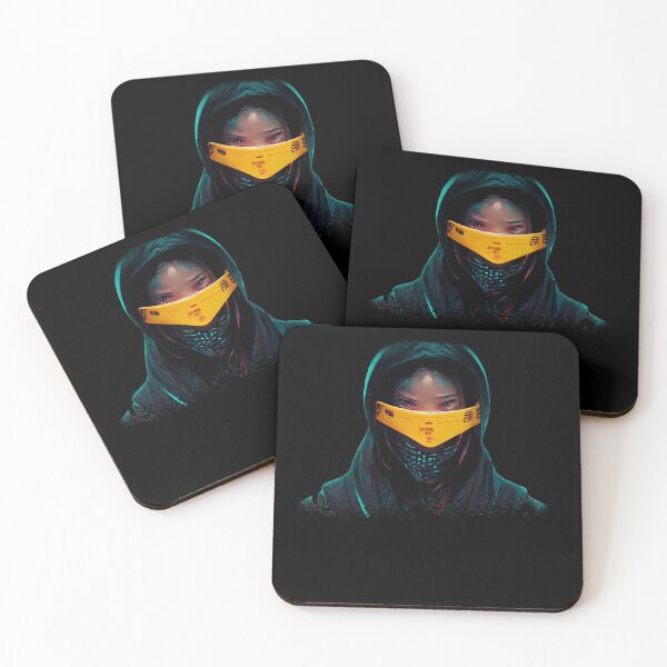 Item preview, Cyberpunk ninja girl designed and sold by mayza-shop.