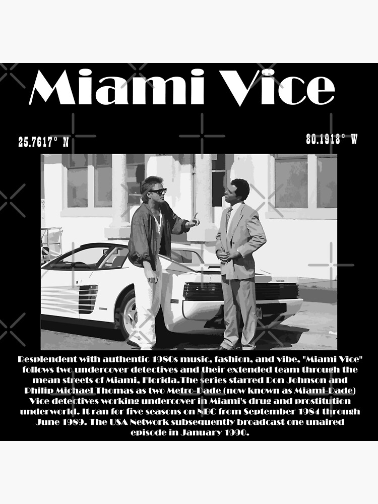 Miami Vice - Retro chic | Greeting Card