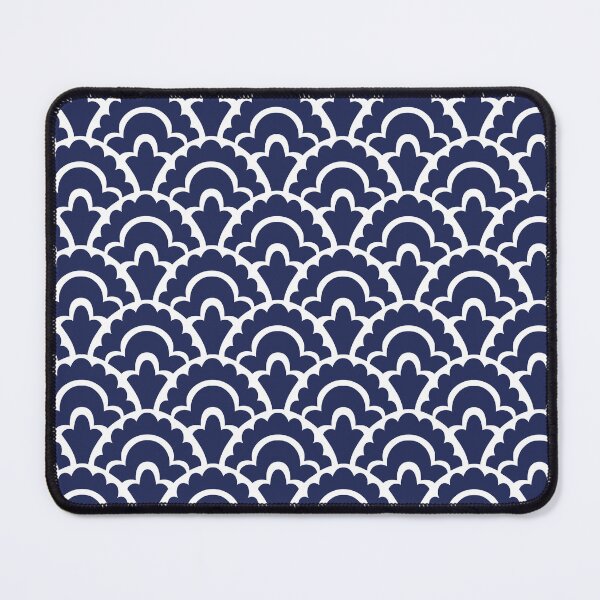 Item preview, Fan Pattern Navy Blue 173 designed and sold by tonymagnerart.