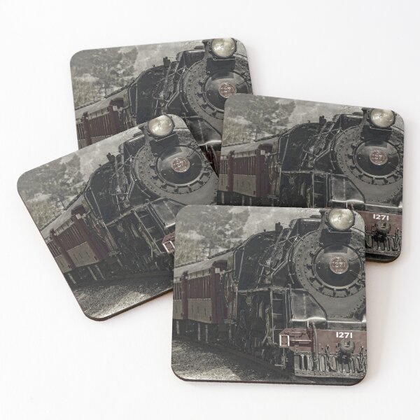 Item preview, vintage old locomotive train view designed and sold by JDFernandez.