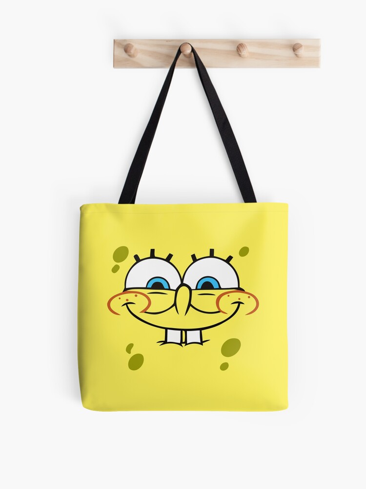 Ron English Tote Bag - Smiley Face - Yellow