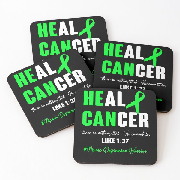 Item preview, Manic Depression Awareness - Heal Cancer - Support Manic Depression Warrior Gifts designed and sold by ElizabethS809.