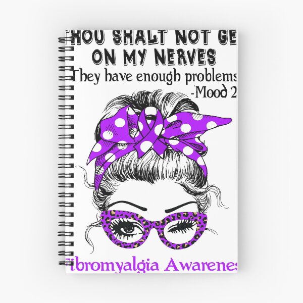 Item preview, Fibromyalgia Awareness - Thou Shalt Not Get On My Nerves they have enough problems designed and sold by Aaron309.