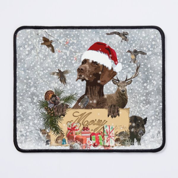 Item preview, GSP German Pointer , Dog Christmas designed and sold by TammyHunterArt.
