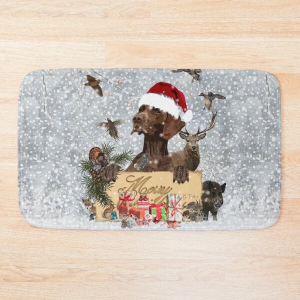 Item preview, GSP German Pointer , Dog Christmas designed and sold by TammyHunterArt.