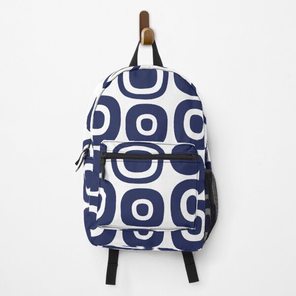 Item preview, Garden Path Pattern Navy Blue 217 designed and sold by tonymagnerart.