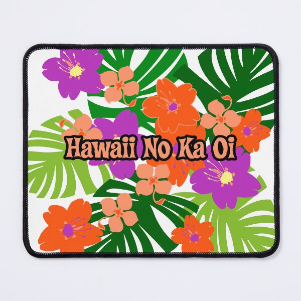 Item preview, Limahuli Garden Faux Wood Hawaiian Surfboard - Orange and Violet designed and sold by DriveIndustries.