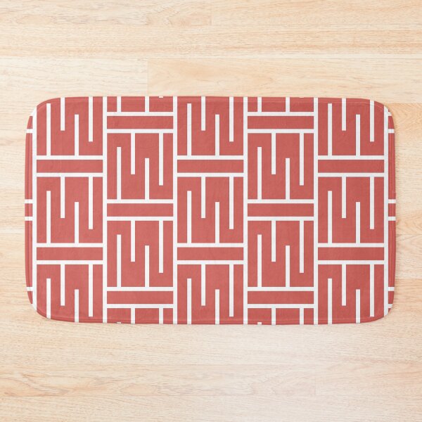 Item preview, Red-Orange White Minimal Line Art Pattern 3 Pairs 2023 COTY Raspberry Blush 2008-30 designed and sold by ColorOfTheYears.
