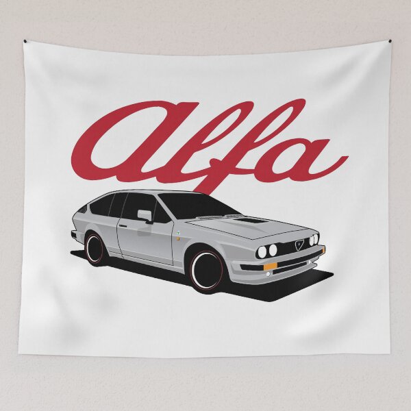 Item preview, Alfa GTV6 Illustration designed and sold by blackdogshop.