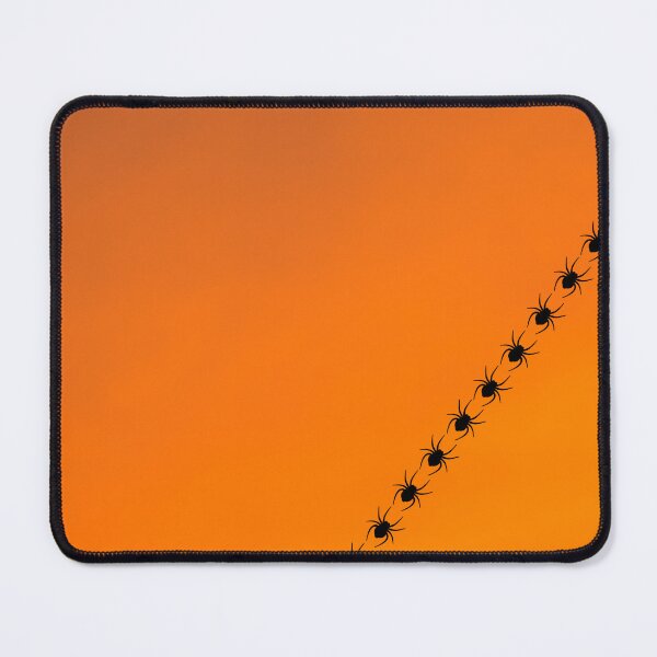 Item preview, Halloween - Crawling Spiders on Orange Background designed and sold by humnoo.
