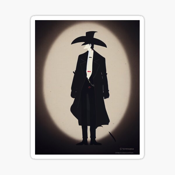 Arsene Lupin Hallowe T-Shirt Sticker