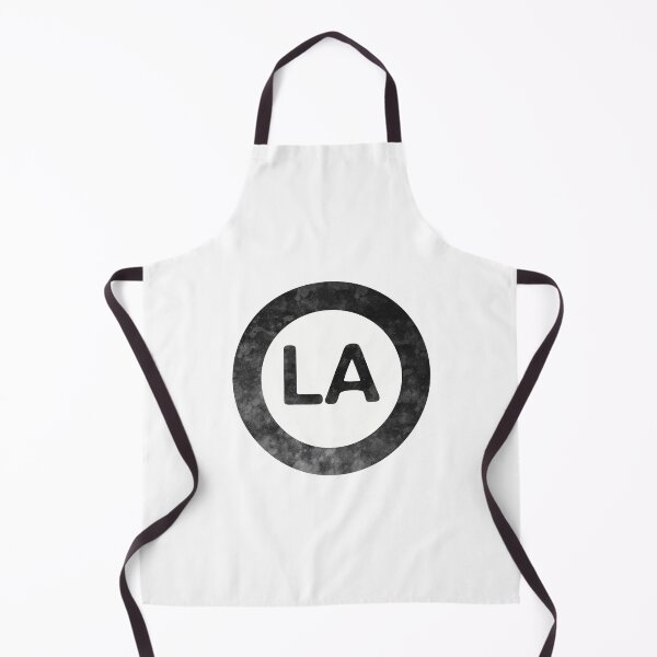Item preview, Louisiana LA distressed black and white circle designed and sold by Krista Robertson.