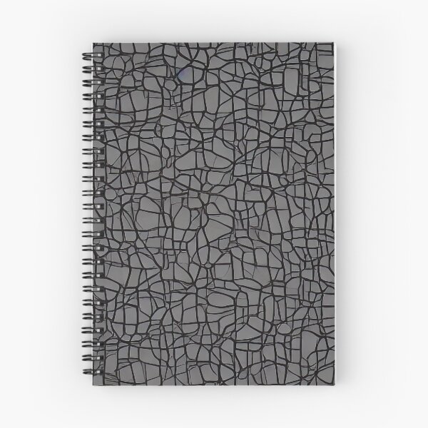 Item preview, Modern Black Chaotic Lines on Grey Background designed and sold by Evolvity.