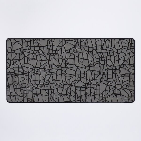 Item preview, Modern Black Chaotic Lines on Grey Background designed and sold by Evolvity.