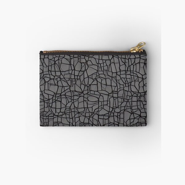 Item preview, Modern Black Chaotic Lines on Grey Background designed and sold by Evolvity.