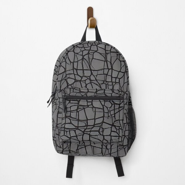 Item preview, Modern Black Chaotic Lines on Grey Background designed and sold by Evolvity.