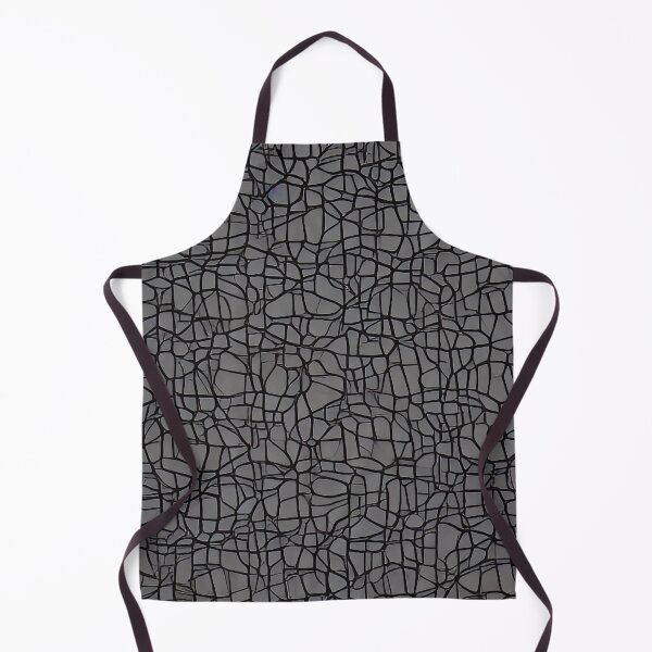 Item preview, Modern Black Chaotic Lines on Grey Background designed and sold by Evolvity.