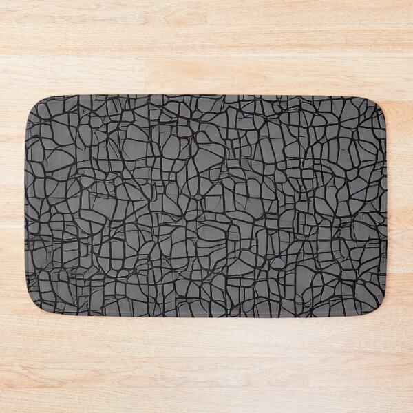 Item preview, Modern Black Chaotic Lines on Grey Background designed and sold by Evolvity.