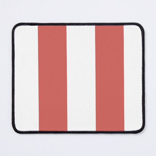 Item preview, Red-Orange White Minimal Vertical Stripe Pattern Pairs 2023 COTY Raspberry Blush 2008-30 designed and sold by ColorOfTheYears.