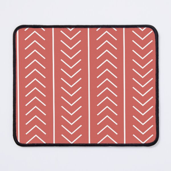 Item preview, Red-Orange White Modern Stripe Chevron Pattern Pairs 2023 COTY Raspberry Blush 2008-30 designed and sold by ColorOfTheYears.