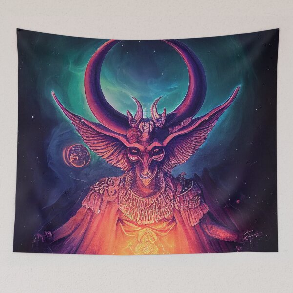 Item preview, Baphomet Halloween T-Shirt designed and sold by ComicsFactory.