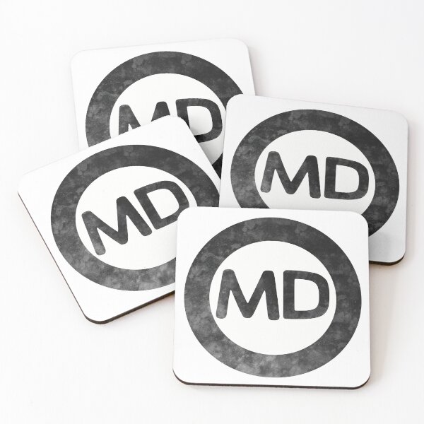 Item preview, Maryland MD distressed black and white circle designed and sold by Krista Robertson.