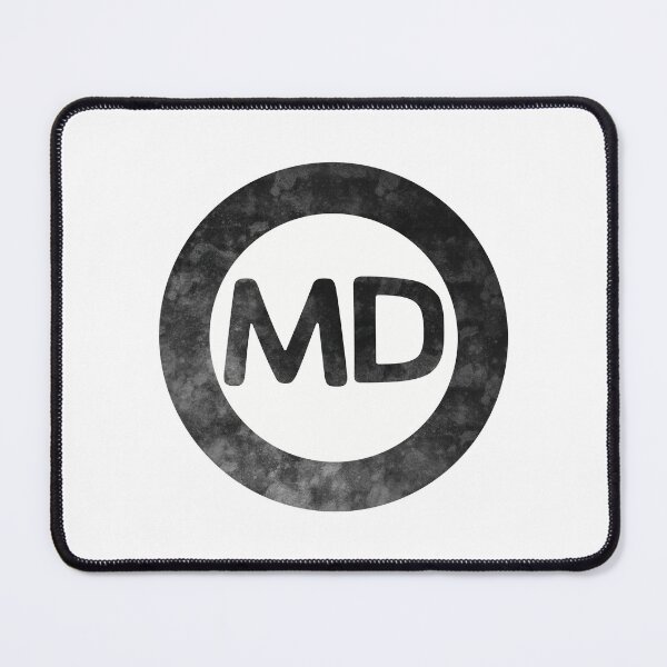 Item preview, Maryland MD distressed black and white circle designed and sold by Krista Robertson.