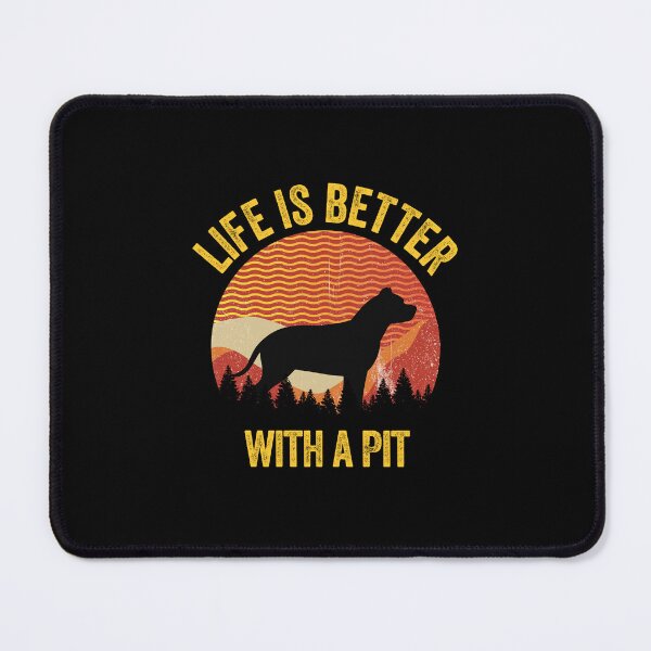 Item preview, Life Is Better With A Pit Bull Vintage Distressed Dog Gift designed and sold by Guarddogdrive.