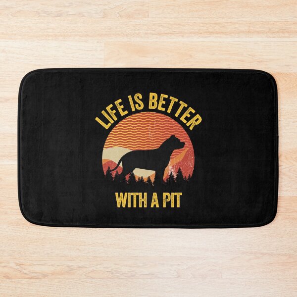 Item preview, Life Is Better With A Pit Bull Vintage Distressed Dog Gift  designed and sold by Guarddogdrive.