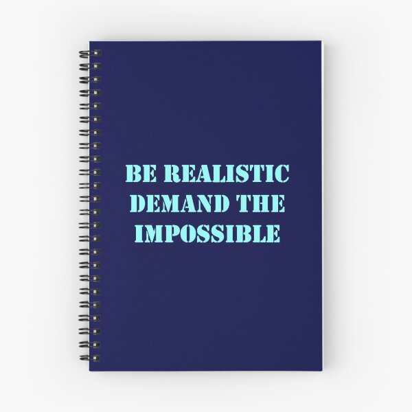 Item preview, Be Realistic, Demand The Impossible Che Guevara Quote  blue designed and sold by Tony Cisse.