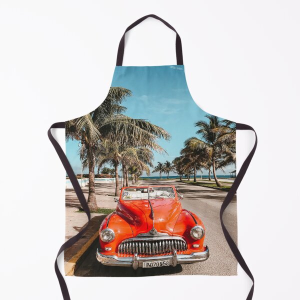 Item preview, La Habana (Havana), the capital of Cuba, red classic car designed and sold by Asombrosa.