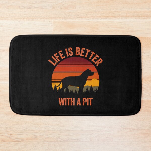 Item preview, Life Is Better With A Pit Bull Vintage Country Dog Gift  designed and sold by Guarddogdrive.