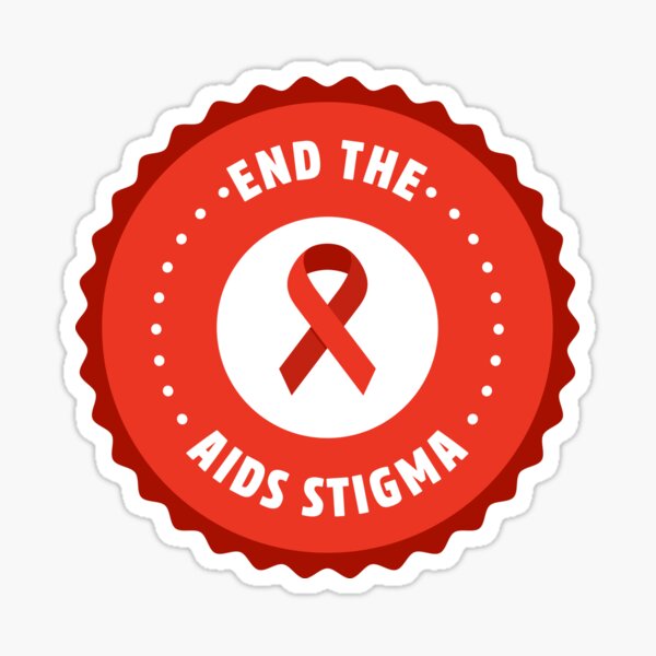 Item preview, End the Stigma - AIDS Awareness Month designed and sold by Impacteeful.