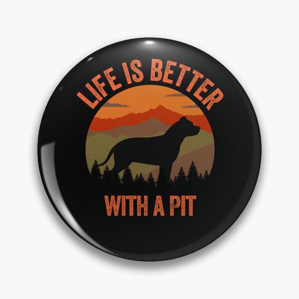 Item preview, Life Is Better With A Pit Bull Vintage Country Dog Gift  designed and sold by Guarddogdrive.